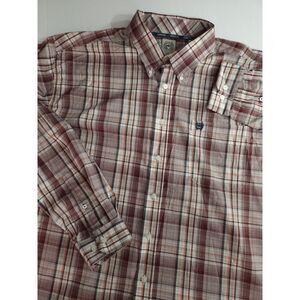 Cinch‎ Men's Long Sleeve Button Up Shirt XL